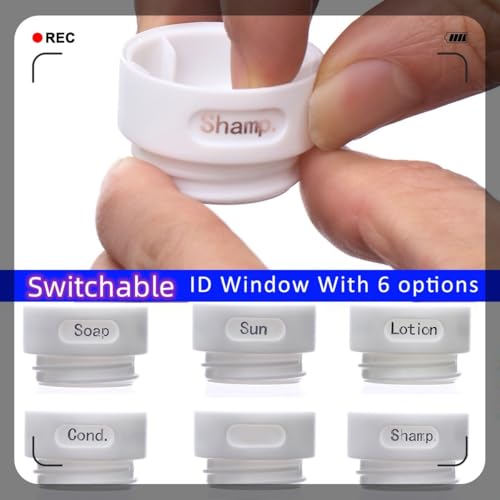 Gym Refillable Bottles Leak Proof Camping Travel Containers with Shower Lanyard,3.3oz TSA Approved Squeezable Silicone Travel Tube Set for Gym Shampoo Lotion Soap - color: 5 Pack: 3.3oz 4C + Shower Lanyard