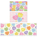 Valentines Day Kitchen Mats - Conversation Heart Themed Valentines Kitchen Rugs for Floor 3 Piece, Non-Slip Home Bedroom Washable Sweet Love Heart Decor（16x28 and 16x47 Inch） - size: 2 x 16 X 28 Inches + 16 X 47 Inches