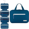 Eco Sun Hanging Travel Toiletry Bag — Designed in Hawaii — Water-Resistant Travel Organizer for Bathroom Accessories (Blue) - color: Blue