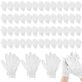 Didaey 104 Pcs Exfoliating Glove Bulk Shower Gloves with Hanging Loop Exfoliating Body Scrubber Dead Skin Remover for Body Bath Beauty Spa Massage Scrubs Men Women Bathing(White) - color: White