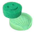 Silicone Bathroom Soap Dishes, Self Draining Waterfall Bar Soap Holder & Saver, Dish Soap Tray, Sponge Holder, 13 Non-Slip Suction Cups Dishwasher Safe for Bathroom Kitchen Shower Sink Organizer Green - color: Green