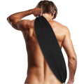 Evridwear Exfoliating Back Scrubber for Shower, Back Washer for Men Women | Loofah with Handle, Extended Length, Stretchable, Deep Cleansing for Hard-to-Reach Areas, Skin Massage (Black) - size: Black Back Scrubber