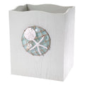 Avanti Linens - Wastebasket, Decorative Trash Can, Coastal, Seaglass - size: Wastebasket