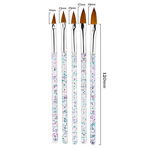 Artdone 31pcs Nail Art Brushes Tools Set Dotting Tools for Gel Polish | Dust Brush,Striping Brushes for Long Lines, Drawing Pen Design supply - color: 31Pcs