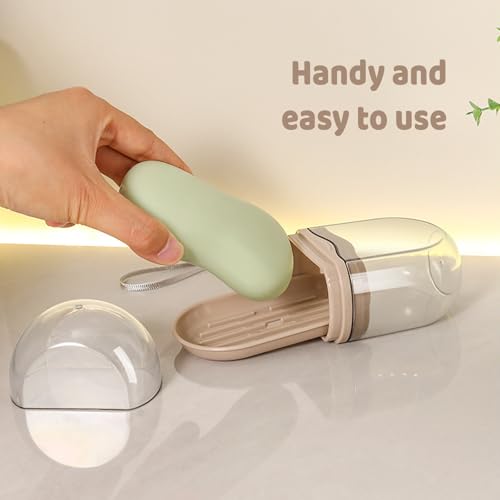 Plastic Travel Bar Soap Dish Holder Case Saver Container for Traveling for Shower Bar