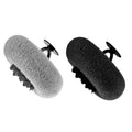 Super Soft Sunflower Suction Cup Bath Sponge loofah, 2026 Upgraded 2-in-1 Sunflower Ball Exfoliating Bath Sponge Cleaning Brush, Mesh Shower Body Sponge Accessories for Women, Men Shower (Black+Grey) - color: Black+grey