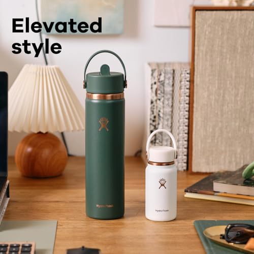 Hydro Flask Micro Bottle - Insulated Mini Leak Proof Flask for Purse or Pocket in 6.7 Oz Black Arc - color: BLACK ARC