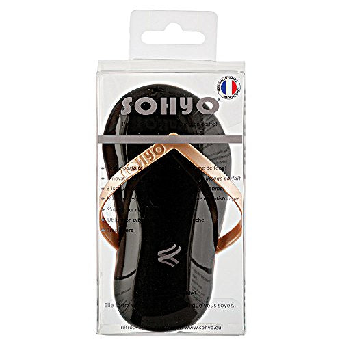 B121 Shower Head Brush/Exfoliator Shampoo Brush/Head Massager Scalp Stress Relax Shower Brush/Scalp Scrub Hair Brush Massager/Hair Massager for Hair Growth/Scalp Dandruff Brush Small Hair Brush - color: Gold Licorice