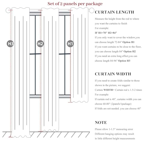 Short Linen Blackout Curtains for Bay Windows 48 Inch Length Bedroom/Living Room/Bathroom, Heat Blocking Cute 48 Inches Long 2 Panels Set, Birch Cream Ivory Drapes (40"x48"x2 Back Tab/Pinch Pleated) - color: Birch, size: 40"W x 48"L (Pack of 2)