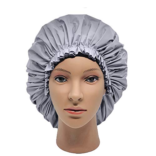 ELEBOX Premium Collection Super Jumbo Shower Cap Grey - color: Grey