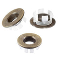 3 Pack Sink Overflow Ring, Antique Bronze Copper Basin Drain Cover | Fits 22-25mm Overflow Hole, Tool-Free Flex Buckle Install, Anti-Aging Rust Proof, for Ceramic Bathroom Kitchen Sink - color: Antique Bronze -- 3 Pack, style: Copper