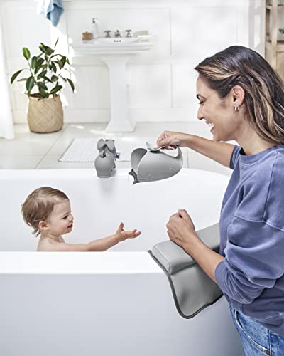 Skip Hop Baby Bath Rinse Cup MOBY Tear-free Waterfall Rinser Grey Age 0+ - style: Moby Rinser Grey