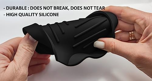 2 PCS Premium Black Self-Draining Soap Bar Holder - Elegant Soap Dish for Shower & Bathroom Use - Versatile Soap Dishes for Bar Soap - Durable Soap Holder & Bathroom Soap Dish Solution - color: Black, size: S(4.7X3.5) 2 PCS