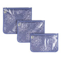 Tiny Twinkle Diaper Bag Organizing Pouches|3 Pack Mess-Proof Clear Front Travel Organizer Bags&TSA Approved Toiletry Bag Set for Baby and Mom Essentials - color: Lotus