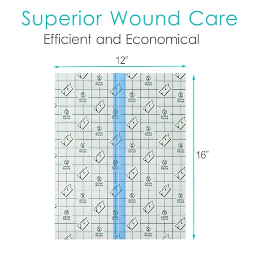 12"x16" Waterproof Shower Cover Incision Bandages for Large Wound - Made Without Latex - Adhesive Transparent Dressing Shower Protector Post Surgical Water Barrier Guard Pack of 14 - color: 12x16 Inch (Pack of 14)
