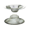 Sink Strainer 2Pcs Stainless Steel Metal Mesh Sink Drain Strainer Large Wide Brim 4.5" Diameter for Most Kitchen Sink Bathroom Bathtub Shower Room Balcony Drains - size: 4-1/2 Inch