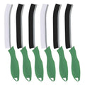 TQRR Hard Bristle Crevice Cleaning Brush-Thin Gap Scrub Brush, Small Cleaning Brush, Grout Brush, Kitchen Brush, Cleaning Tools for Toilet, Bathroom, Sink, Home, Household, Window (6, Green) - color: Green