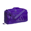 adidas Defender 5 Duffel Bag for Sports, Gym and Travel, Pure Purple/White, OSFA - color: Pure Purple/White, style: Small (42l)