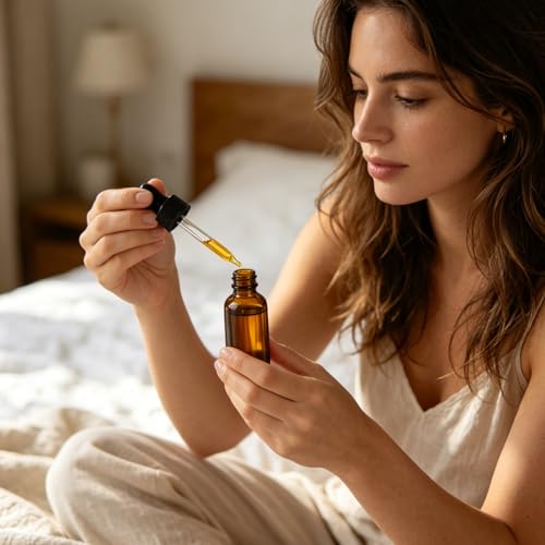 80 Pack 1oz Amber Glass Bottles with Glass Eye Droppers for Essential Oils, Perfumes (Brush, Funnels, 2 Extra Droppers, 80 Pieces Labels & 30ml Measuring Cup Included) - color: Amber-80pack