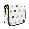 senya Hanging Travel Toiletry Bag Kit Makeup Case Cosmetics Organizer for Men Women - color: Childish Cat Graphic Cover