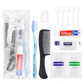 25 Sets Personal Hygiene Kit Basic Toiletry Kits Homeless Supplies Bulk for Travel,Charity,Business Include 25 Toothbrush,25 Toothpaste,25 Comb,25 Bath Soap, 25 Shampoo,25 Body Wash, 125 Floss Picks - size: Pack of 25