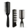 Brush for Man Styling,Vent Brush, Wide Tooth Comb & Texture Comb Set | 3Pcs Hair Brush for Faster Blow Drying, Detangling &Slick Back