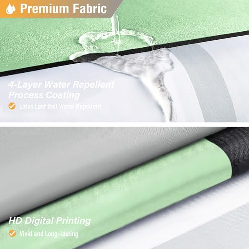 BTTN 78 Inch Long Shower Curtain, Tall Geometric Abstract Fabric Shower Curtain Set with Plastic Hooks, Large Modern Luxury Neutral Cloth Curtains for Bathroom Shower and Bathtub - 72x78 - Mint Green - color: Mint Green, size: 72"W x 78"L (Pack of 1)