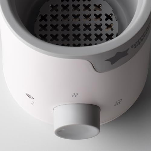Tommee Tippee Easiwarm Bottle Warmer, Warms Breast Milk and Formula Bottles to Body Temperature in Minutes, Automatic Timer, One-Dial Operation, White - size: 1 Count (Pack of 1), style: Easi-Warm