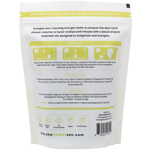 Aromatherapy Shower Steamer Gift Set - USA Made Mothers Day Gift for Mom - Shower Bomb Tablets Made with Soothing Natural Essential Oils - Relaxation Gift for Women and Men - style: Citrus Combo