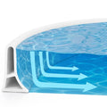 1.77" High Collapsible Shower Threshold Water Dam, 78 Inch Silicone Shower Water Splash Dam Guard Strip Barrier for Bathroom Floor, Wet and Dry Separation Bathroom and Kitchen(Curved) - style: Curved