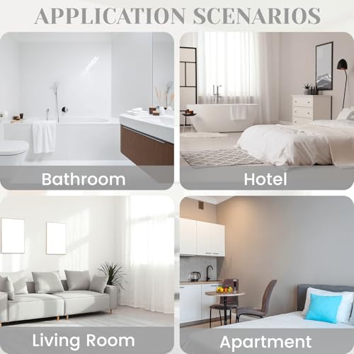 SORTTO No Hook Shower Curtain with Snap in Liner Set Waffle Shower Curtain for Bathroom Hotel Style Fabric Waterproof Inner Liner，48" W x 74" H, White - color: A - White, size: 48"W x 74"L (Pack of 1)
