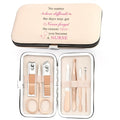 Nurse Gifts for Women,School Nurse Christmas Gift Nurses Week Appreciation Cool Nail Clippers Manicure Kit Gifts for Women Nurses Female Graduation Gift Stocking Stuffers Pedicure Cuticle Trimmer Set - color: Pink Nurse