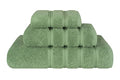 American Soft Linen 100% Cotton Luxury Turkish Towels, 3 Piece Towel Set | Soft Absorbent Quick Dry OEKO Tex Standard 100 Certificated Durable Machine Washable Breathable Premium Hotel Quality - color: Sage Green, size: 3PC (BT + HT + WC)