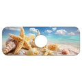 Faucet Fast Absorbent Pad - Yellow Starfish Shells On The Beach Drying Pad, Suitable For Kitchen, Bathroom, Island And Other Scenes - color: Yellow starfish shells on the beach