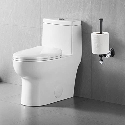 BATHSIR Crystal Toilet Paper Holder, Black Toilet Roll Holder Modern Bathroom Accessories Zinc Alloy Tissue Hanger Wall Mounted - color: Black