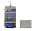 Small Hanging Toiletry Travel Kit, Portable Hanging Organizer Toiletry Bag, Sage gray-green Bathroom Bag For Traveling,Foldable Cosmetic Bag,Makeup Accessories