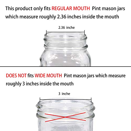 Amolliar Plastic Mason Jar Soap Dispenser Lids(2) - Universal Pump Replacement for Regular Mouth Jar - Long Tubes & Cute Lables - for Kitchen, Bathroom, Dish Soap, Lotions, Hand Soap, Gold - color: Gold