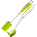 Bottle Brush Dishwashing Cleaning Brush Set, Long Handle Dish Cup Bottle Washing Scrubber for Cleaning Non-Stick Pot Pan Dish Bowl, Water Cups, Coffee Mugs - color: 2pcs Long Handle