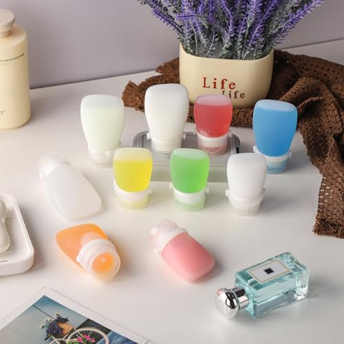 6 Pack Silicone Condiment Squeeze Bottles Small Salad Dressing Bottles to Go Travel Salad Dressing Containers for Lunch Box 30ml/1 oz Travel Sauce Bottle with Labels - size: 1 fl oz (30 ml)