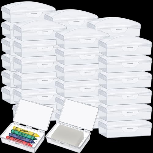 Reallnaive 36 Pcs Travel Soap Container Portable Plastic Soap Boxes Bulk with Lid Homeless Donations Bulk Gym Shower Tour Groups Hotel Outdoor Camping (White) - color: White