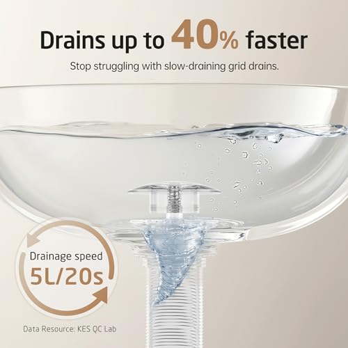KES Oil Rubbed Bronze Bathroom Sink Drain with Extended Thread, All Metal Pop Up Drain Stopper without Overflow for Thicker Vessel Sinks and Countertops, Brass and Stainless Steel, S2022D-ORB - color: Oil Rubbed Bronze, style: NO Overflow, Long Thread