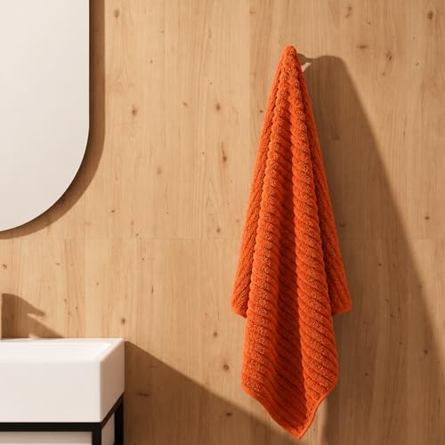 Oversized Bath Sheets 40x80 Inches Extra Large Bath Towels for Adults Super Soft Quick Dry Highly Absobent Microfiber Shower Towels for Bathroom, Pool, Gym, Yoga Towel (Burnt Orange, 2Piece) - color: Burnt Orange, size: 2Piece Bath Sheet