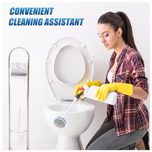 100PC Toilet Bowl Wand Refills, Replacement Heads for Bathroom Washroom Cleaning Pads, Disposable Toilet Brush Refills Compatible with Household Brushes Scrubbers Cleaning Refill Pads Local Stock