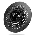 MFTEK Drain Hair Catcher Tub Drain Protector, Stainless Steel Bathtub Shower Drain Hair Stopper Strainer Trap for Shower Bathroom Sink to Catch Hair (Black) - color: Black