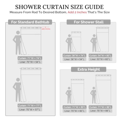 River Dream White Farmhouse Shower Curtain with Snap-in Liner, No Hooks Needed,with Magnets,with Tassels,Water Repellent&Machine Washable,36x74Inch - color: White-window, size: 36"W x 74"L (Pack of 1)