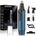 AREYZIN Nose Hair Trimmer for Men,2026 Professional 3 in 1 Painless RechargeableEar and Nose Trimmer,IPX7 Waterproof Eyebrow Facial Hair Trimmer Body Grooming Kit Dual EdgeBlades - color: Blue
