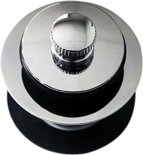 Westbrass D3324-26 1-1/2" NPSM Pull & Drain Bathtub Plug, Coarse Thread, Polished Chrome - color: Polished Chrome