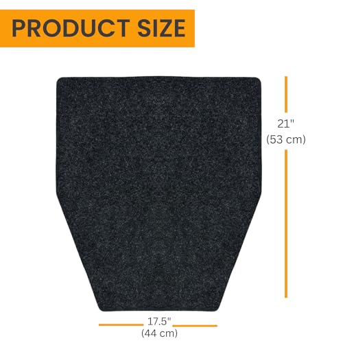 SAVUK Urinal Mats Non-Slip Non-Adhesive Water Absroption Bathroom, Restaurant, Gym, Restroom Toilet Floor Pad for Men and Women Hexagon Shaped Dark Gray Commercial Splash (24 PACK) - style: 24 PACK