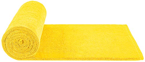 100% Cotton Oversized 40x80 Bath Sheet, Turkish Bath Towels for Bathroom Extra Large, Yellow Bath Sheet - color: Yellow, size: Bath Sheet 40x80"