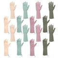 8Pairs Rubber Dishwashing Gloves, 13 Inch Long Household Cleaning Gloves Reusable with Hanging Hook and Nonslip Texture for for Washing Dishes and Cleaning Tasks, Flexible Longlasting and Nonslip
